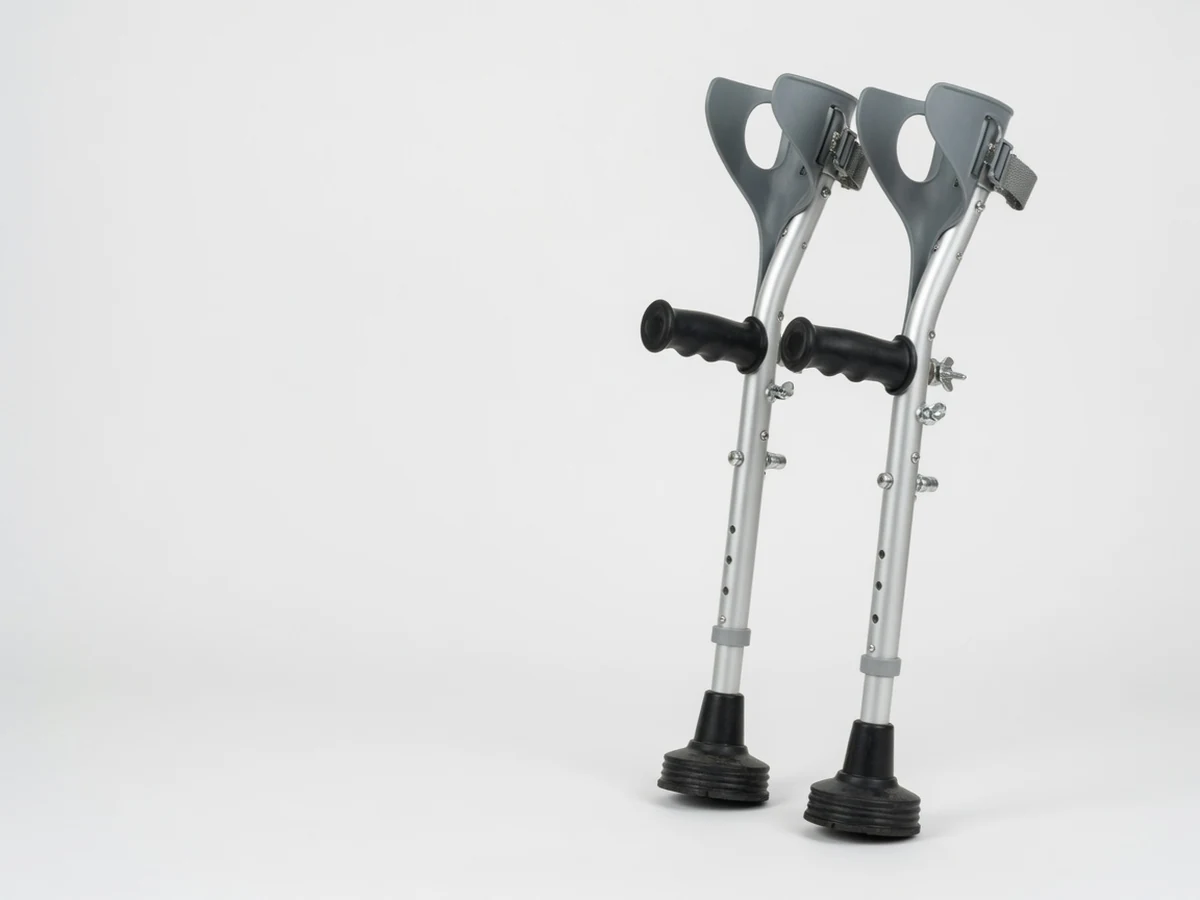 Forearm Crutches Pair Aluminium